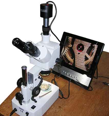 telecamera per microscopio