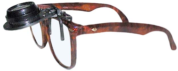 cliped lente per occhiale